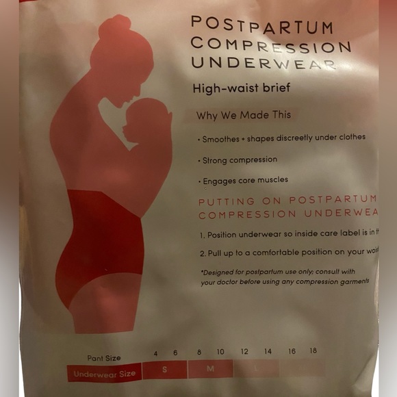 Isabel Maternity Postpartum Compression Underwear XL NEW - Picture 4 of 4